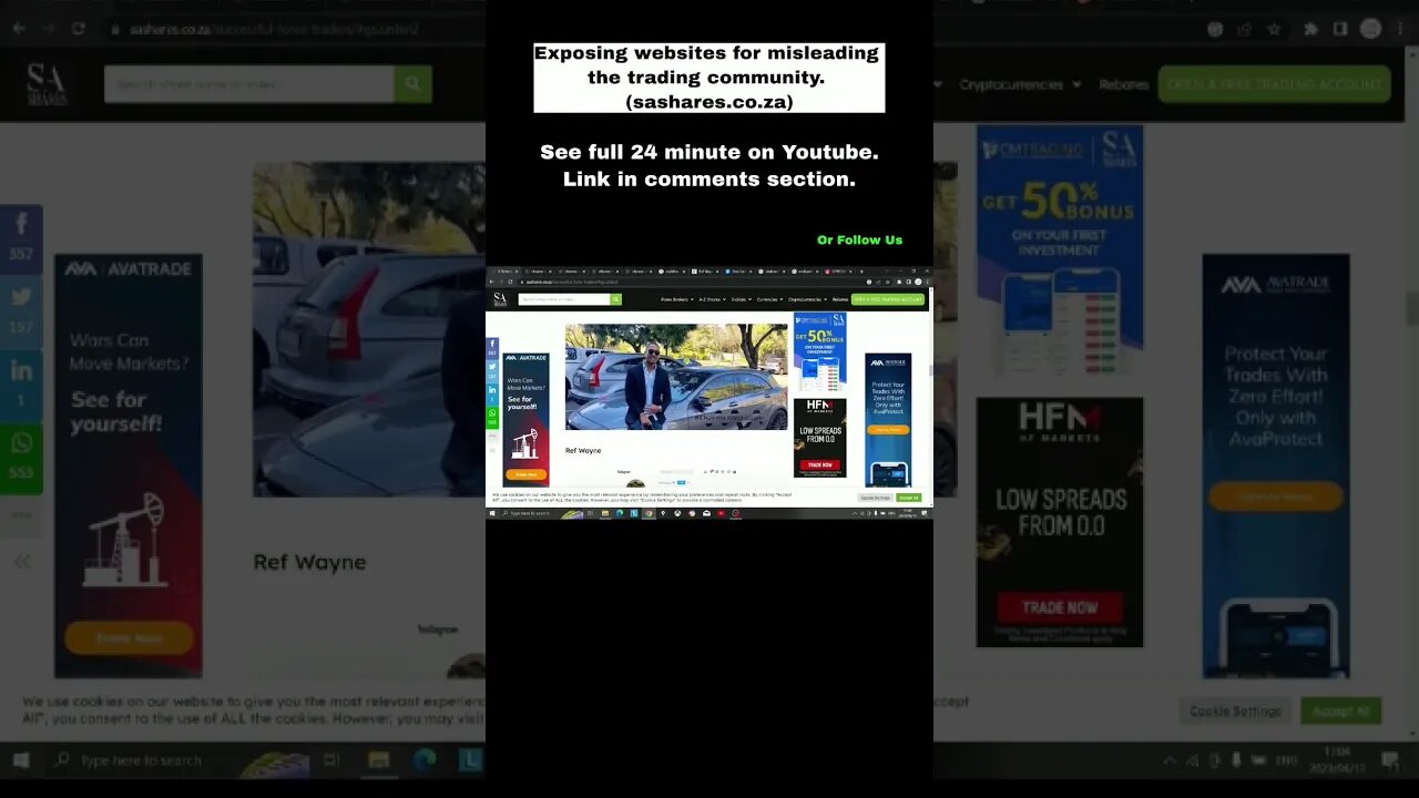 Exposing Trading Websites For Misleading Advertising - part 3