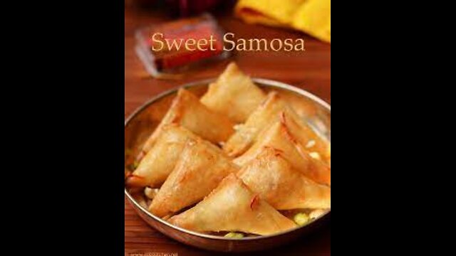 Unique Samosa Recipe 😋🤤 Special Sweet Samosa Recipe I kids special Mitha Samosa Lunch Box Ideas