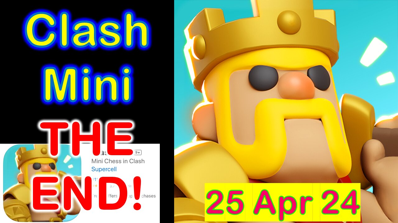 Clash Mini LIVE! Supercell announces Clash Mini to be killed April 2024. Chats + Discussion about SC