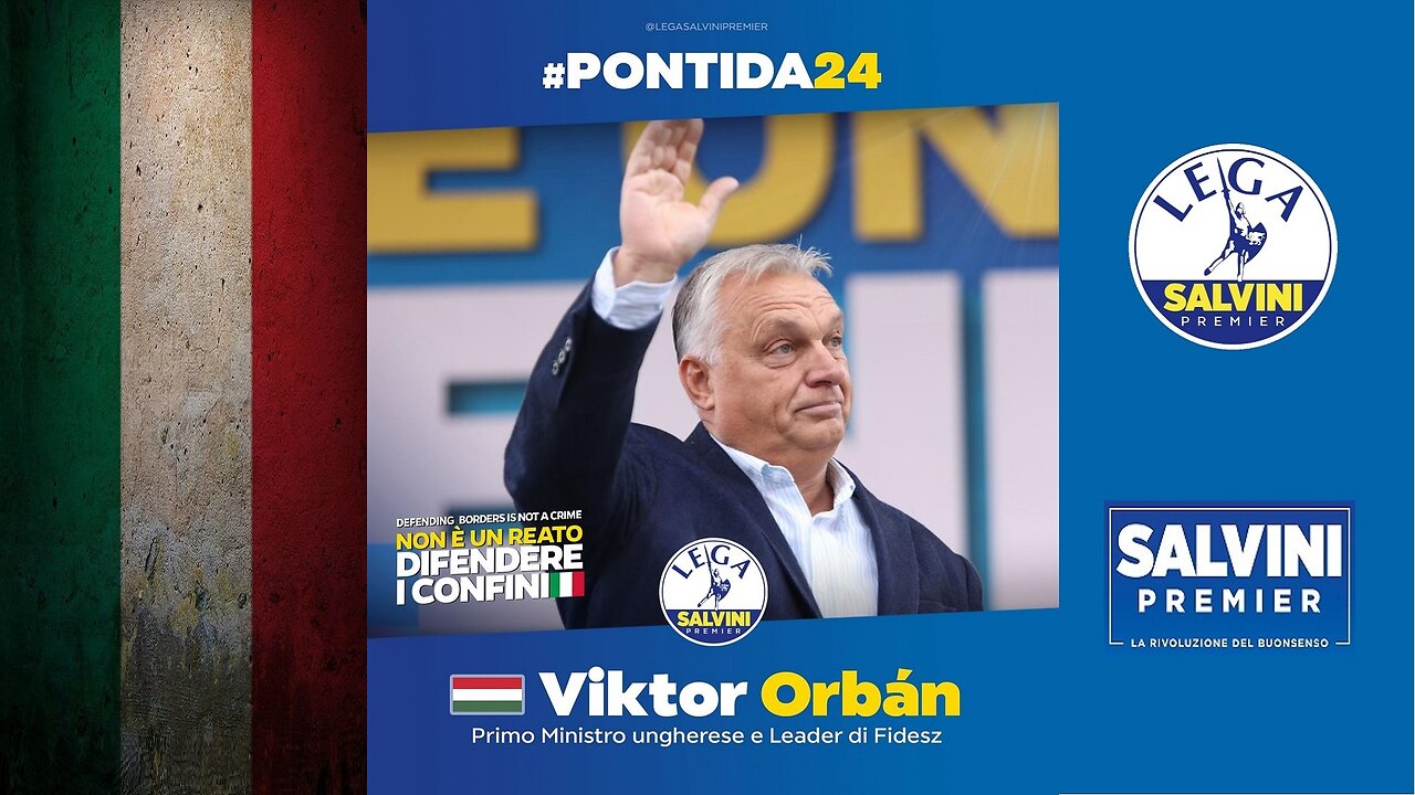 🔴 Viktor Orbán - #Pontida #Pontida2024
