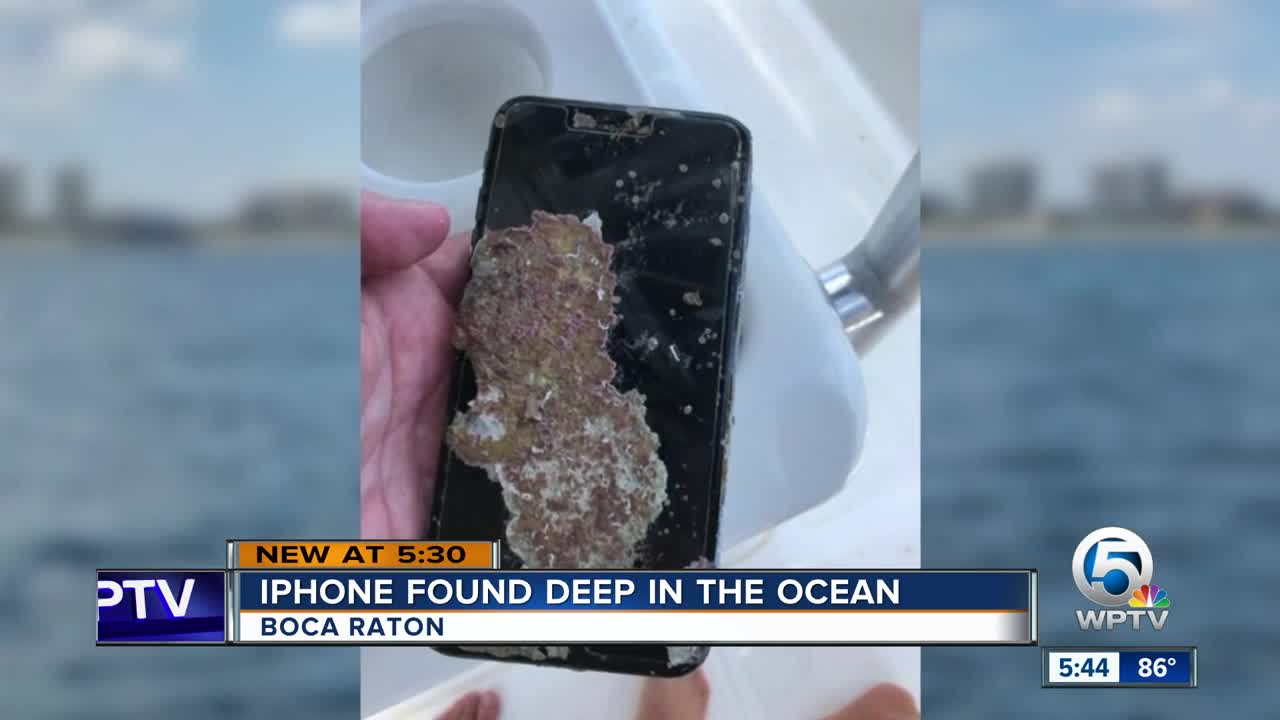 iPhone missing for a year found off South Florida coast