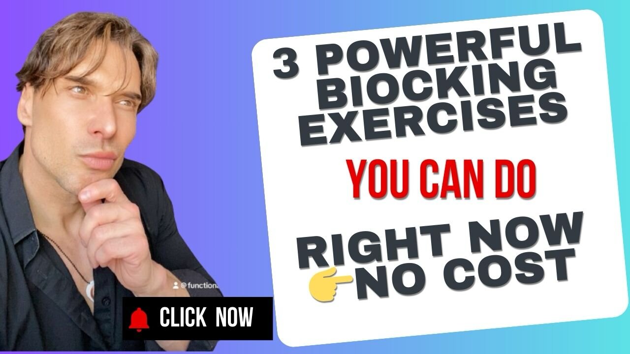 3 Powerful Biocking Exercises You Can Do Right Now 😍 for Free