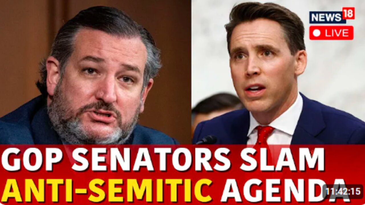 Senate Judiciary Committee Hearing LIVE | Senator Cruz BLASTS Antisemitic Protestor | US News | N18G