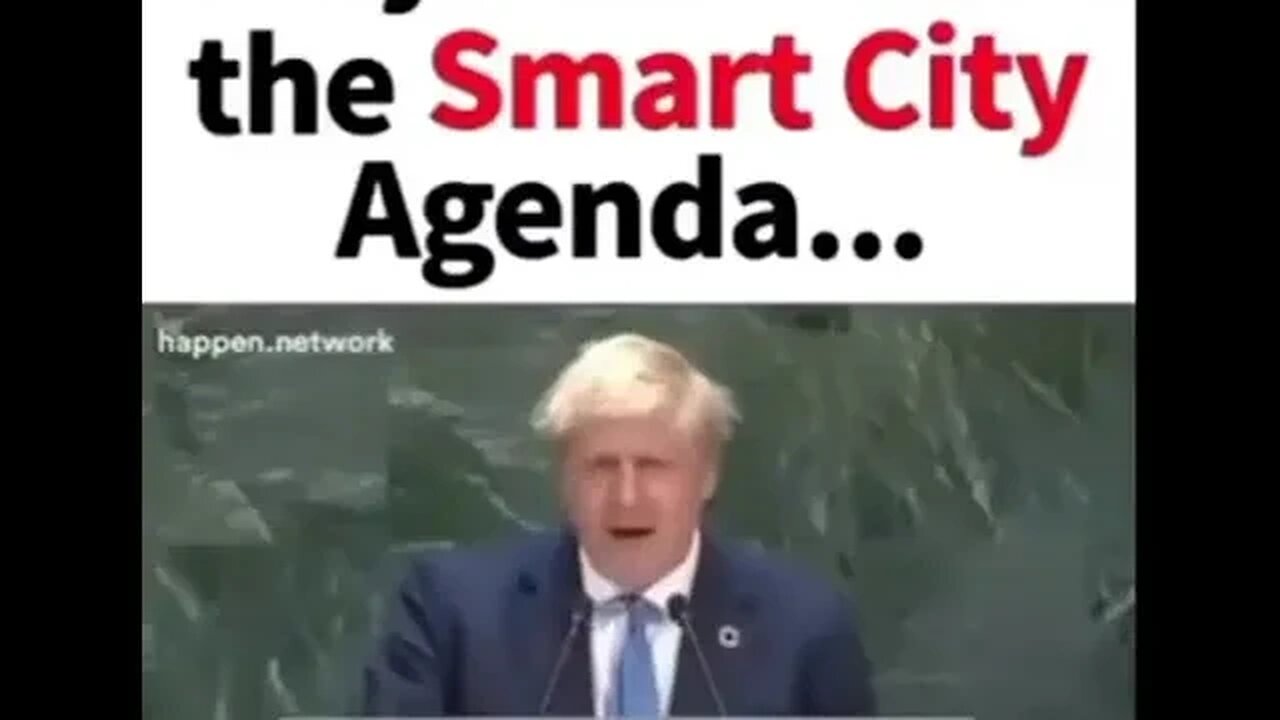 Former British PM Bad Hair Day Boris Describes 15 Minute City Lockdown Plans