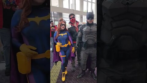 Megacon Biggest Fan Event Cosplay Batgirl Redhood Batman