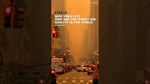 This is #NewYorkCity 🌫️😶‍🌫️(Unedited, no filter video shot by 📸 @billydeee) #nyc #canada