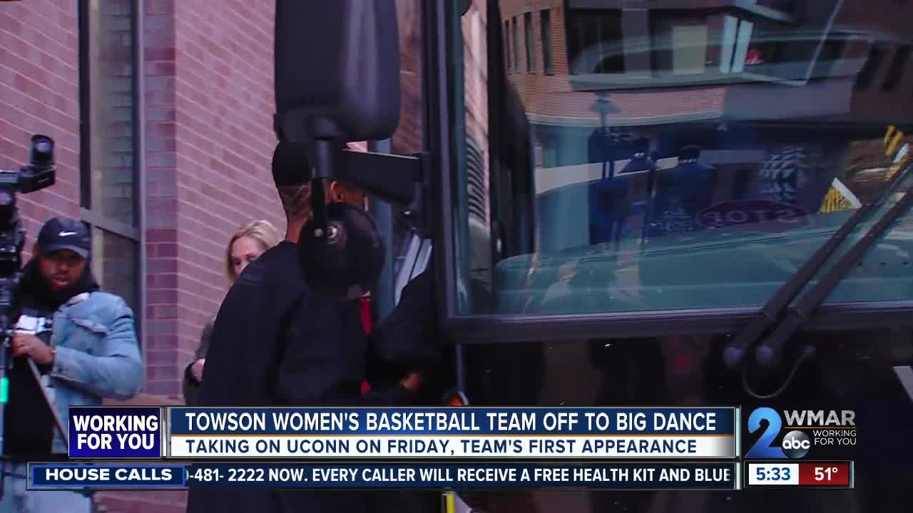 Towson's women's basketball team headed to the big game