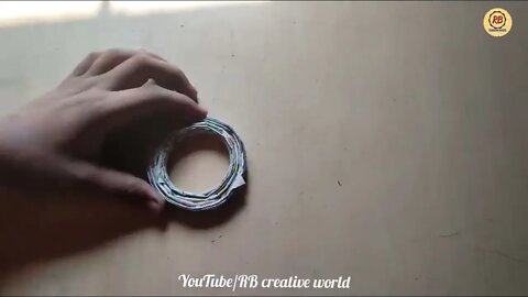 Waste Coconut Shell and Earbuds Craft Idea