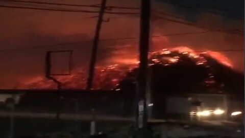 MORE FIRE: Huge Blaze at Living Earth Mulch Facility in Houston Texas, Arson Investigation