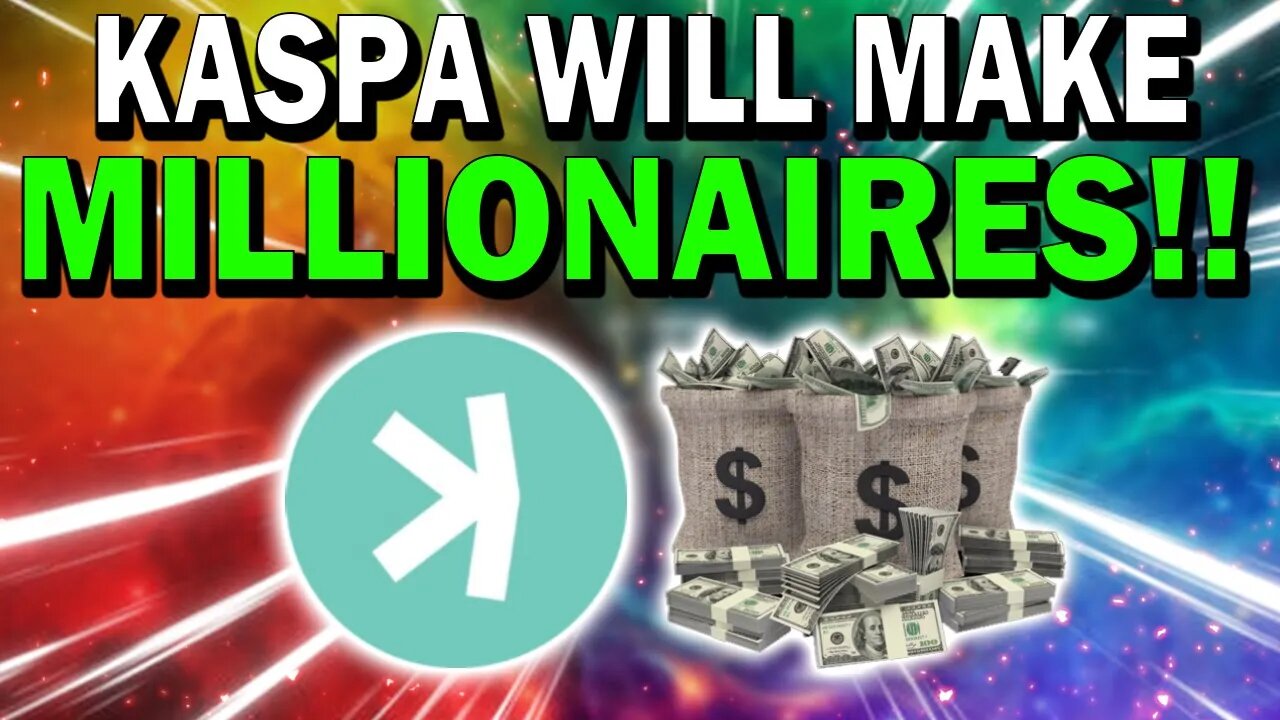 KASPA WILL MAKE MILLIONAIRES!! NEXT 100X!! $KAS $MATIC $ETH