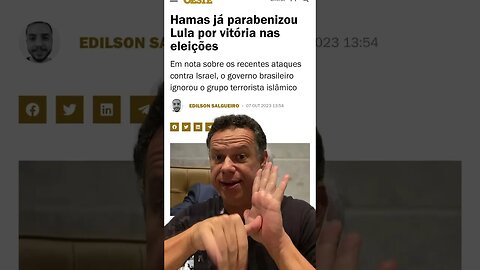 Hamas parabenizou o Lula pela “vitória” nas eleições #shortsvideo #brasil