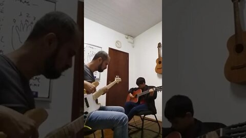 Seguem as aulas e ensaios para audição dos alunos esse ano.