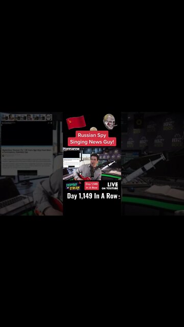 Russian Spy Sings The News!! 🤣😂 #comedyshorts #shortcomedyvideo