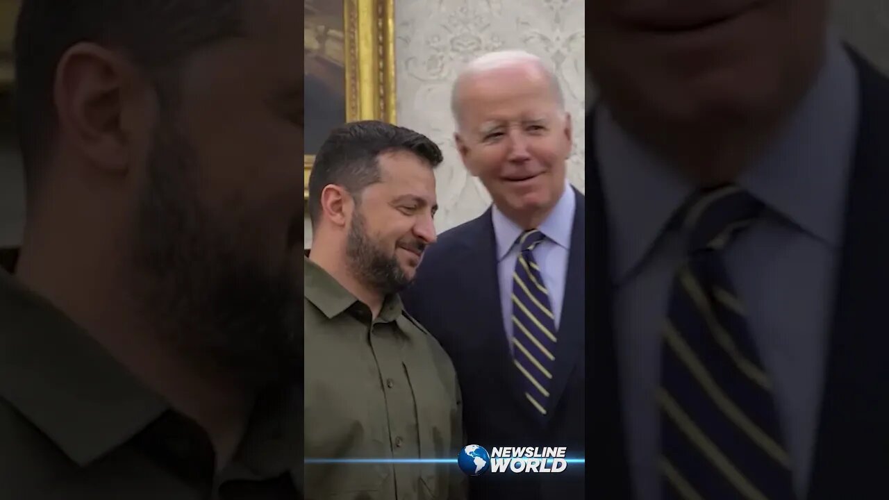 Biden welcomes Ukrainian President Zelenskyy to the White House #ukraine #russia #zelenskyy