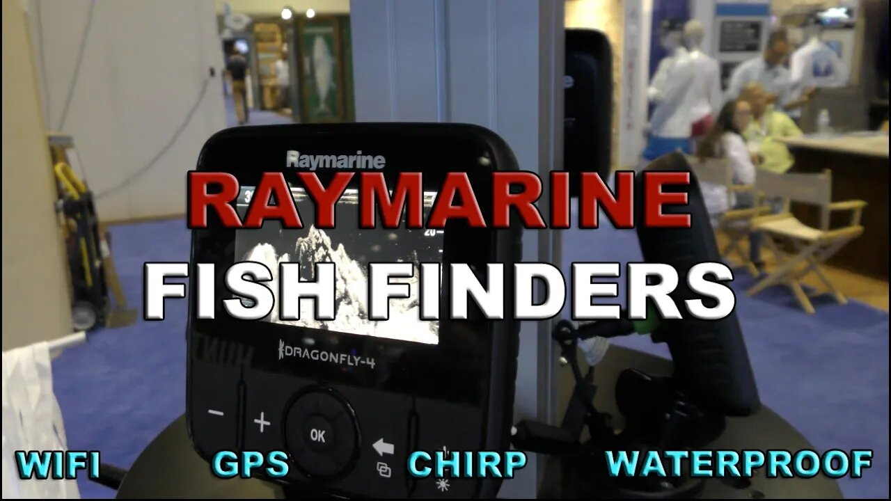 Raymarine Dragonfly Fish Finders - Wifi, GPS, Streaming, CHIRP, Waterproof!