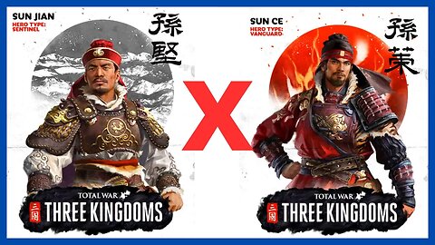 Total War : Three Kingdoms Duels | Sun Jian VS Sun Ce - Duelo de Pai e Filho.