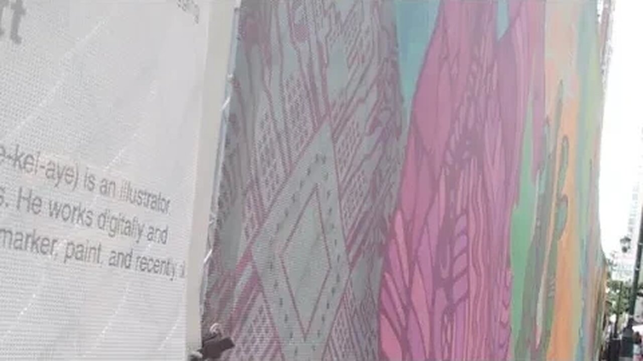 Mural Arts Tarp On Sansom Btwn 16th And 17th Philadelphia 👾