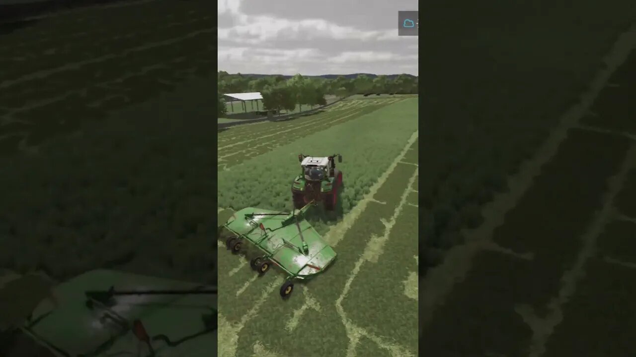 Mowing in Calmsden Farming Simulator 22 #shorts