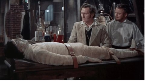 CURSE OF FRANKENSTEIN (1957) movie trailer Hammer, Peter Cushing