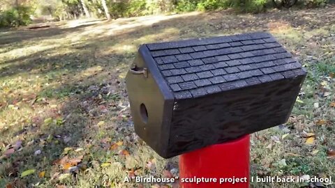 Birdhouse Sculpture