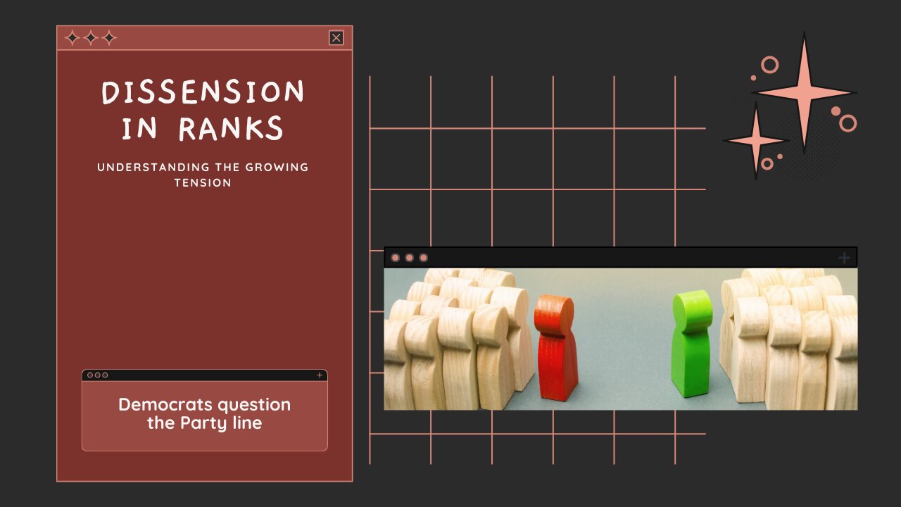 Democrats breaking ranks?