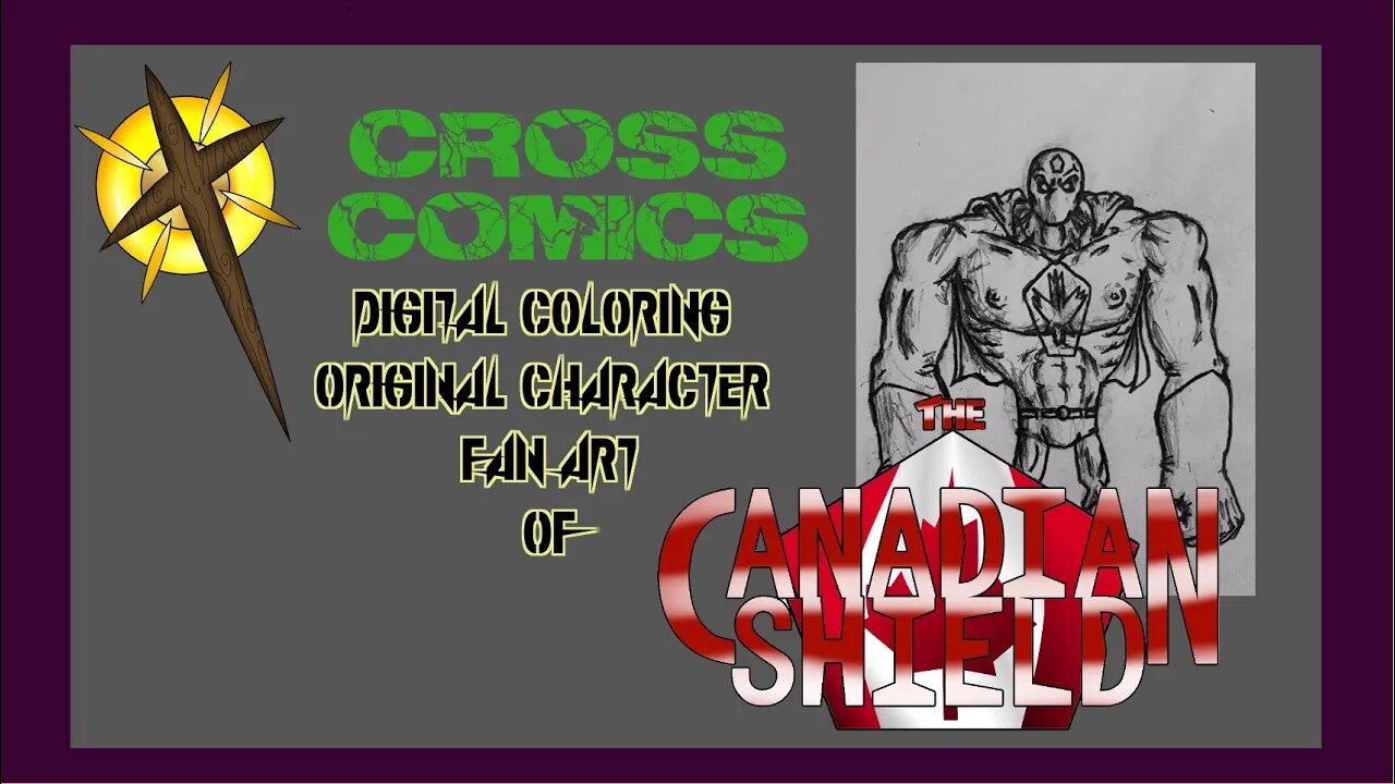 Digital Coloring Original Character fan art of The Canadian Shield