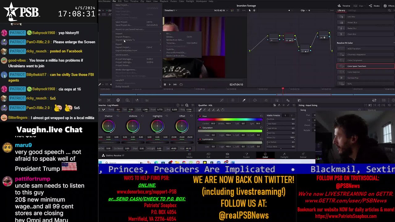 2024-04-05 17:00 EDT - Freedom Rings: with Pamphlet Anon