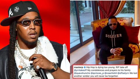 Hip-hop Legend Master P Reacts to the death of Migos member Takeoff 🥺🕊” Hip Hop Dying Too Young “