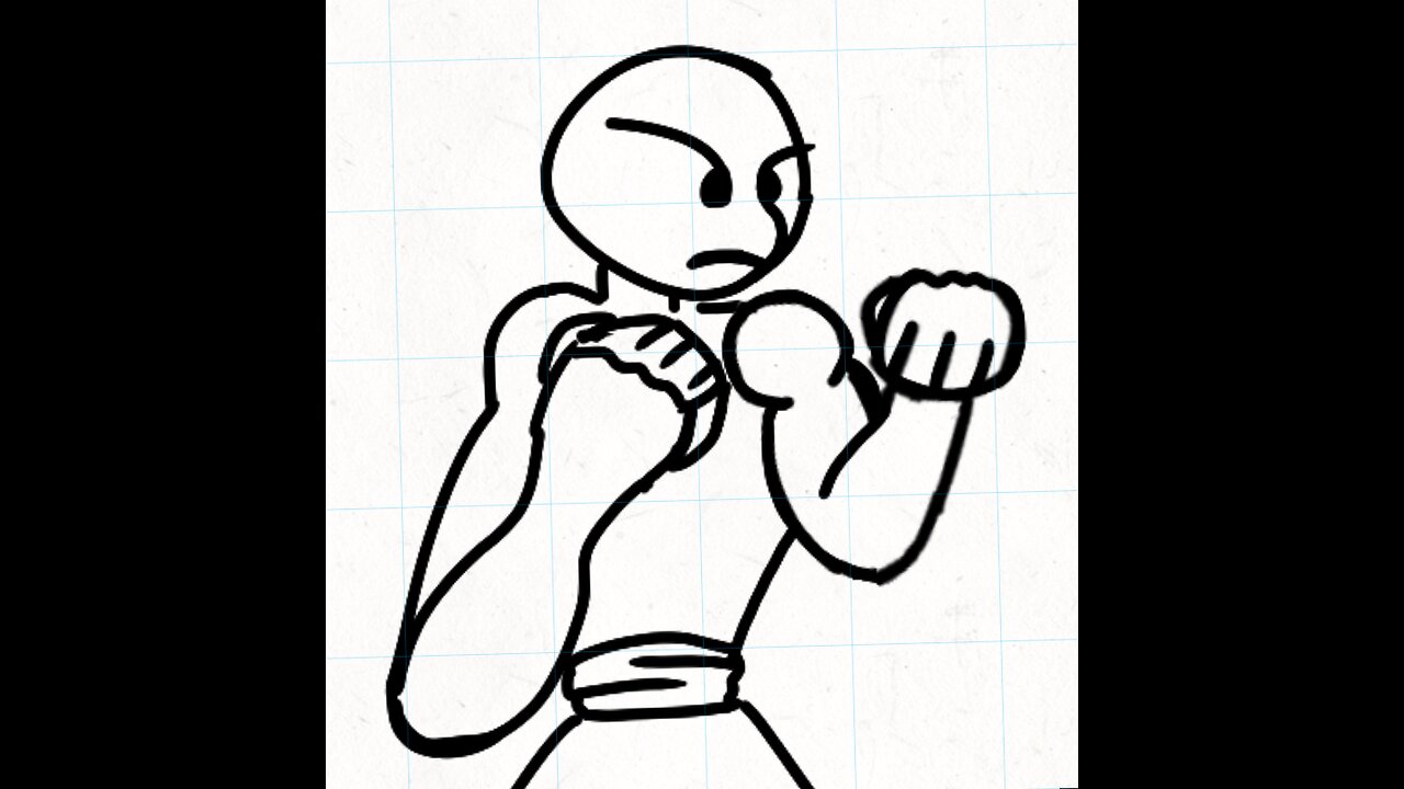 Punch animation practice would be a understatement this try hard