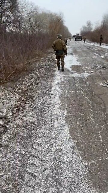 Motorized unit of #Ukraine. This is one of the specialized units that fight against #Russia.