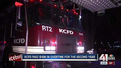 KCFD pays $16M in overtime for second year