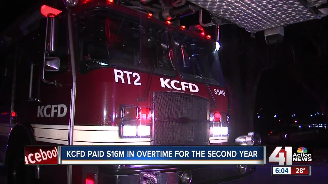 KCFD pays $16M in overtime for second year