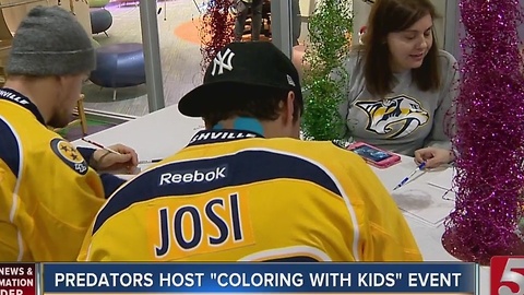 Preds Color With Kids For The Holidays