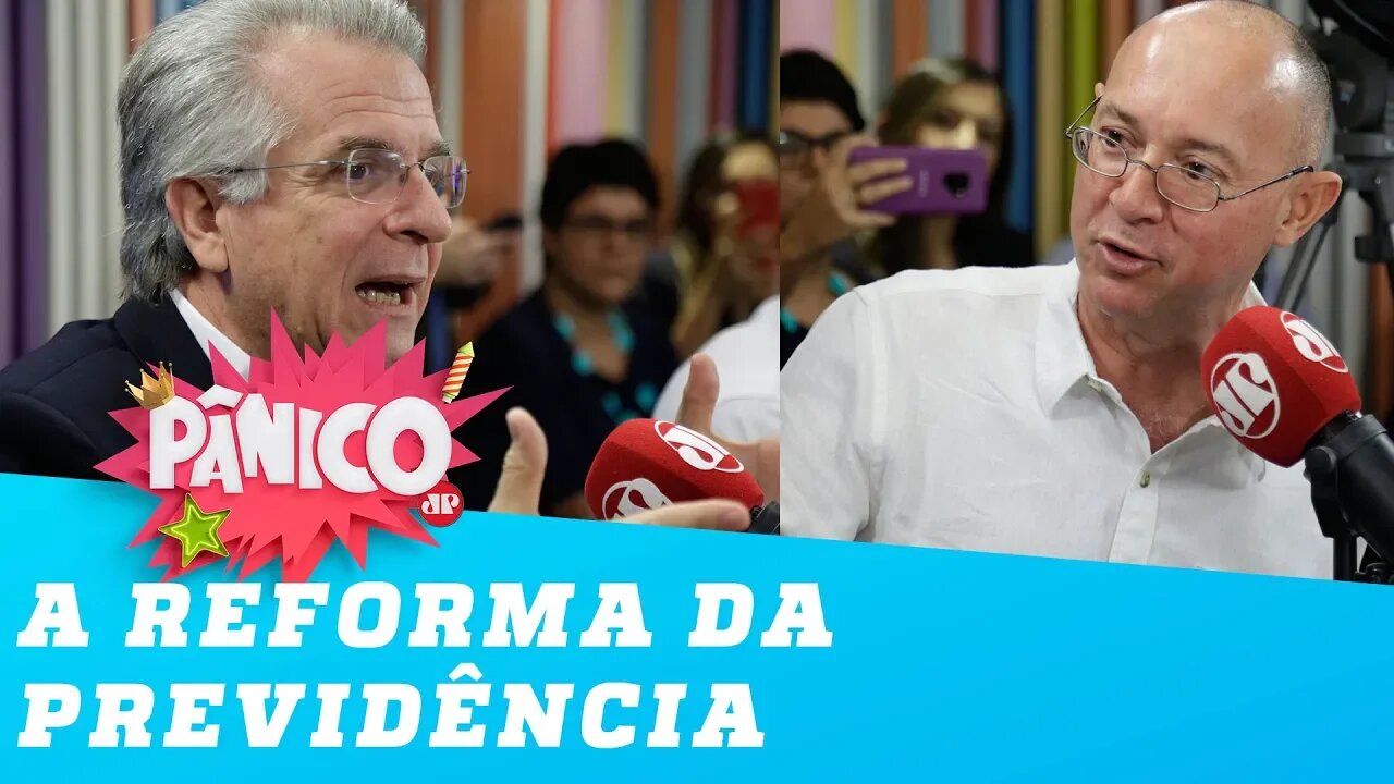 Andrea Matarazzo e Paulo Fiorilo debatem a reforma da Previdência