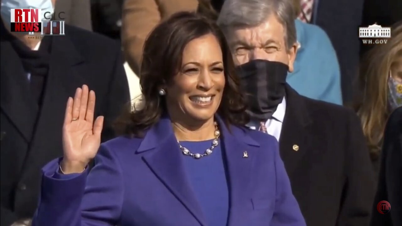 Kamala Harris Gets Sworn in as Vice President of the United States