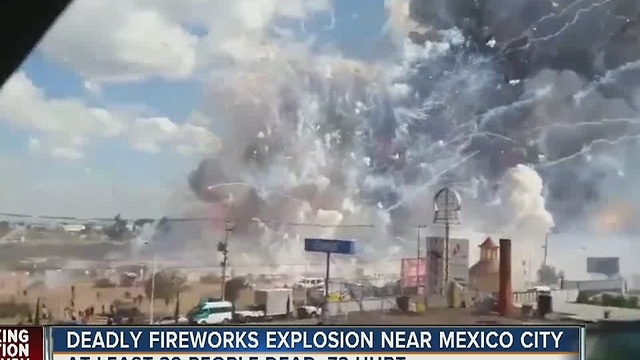 Deadly fireworks explosion near Mexico City