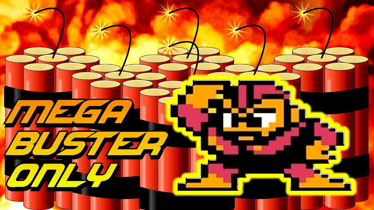 Megaman 1 gameplay Bombman buster only