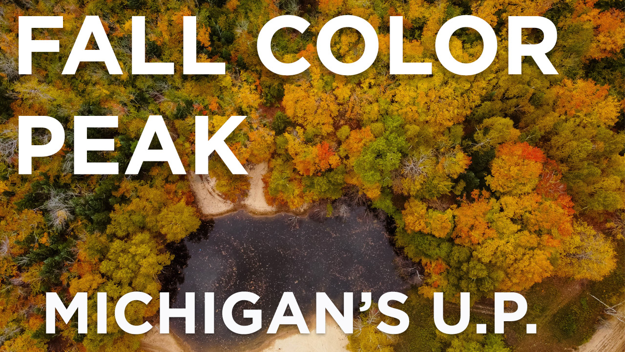 Fall Leaves at Peak In the Michigan Upper Peninsula-Photography Tips and Tricks included