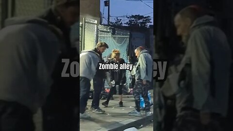 entrance to zombie alley