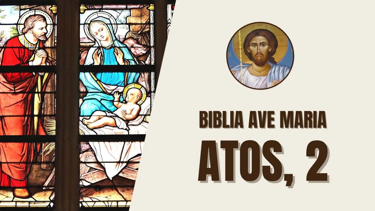 Atos dos Apóstolos, 2 - "Chegando o dia de Pentecostes, estavam todos reu­nidos no mesmo lugar..."