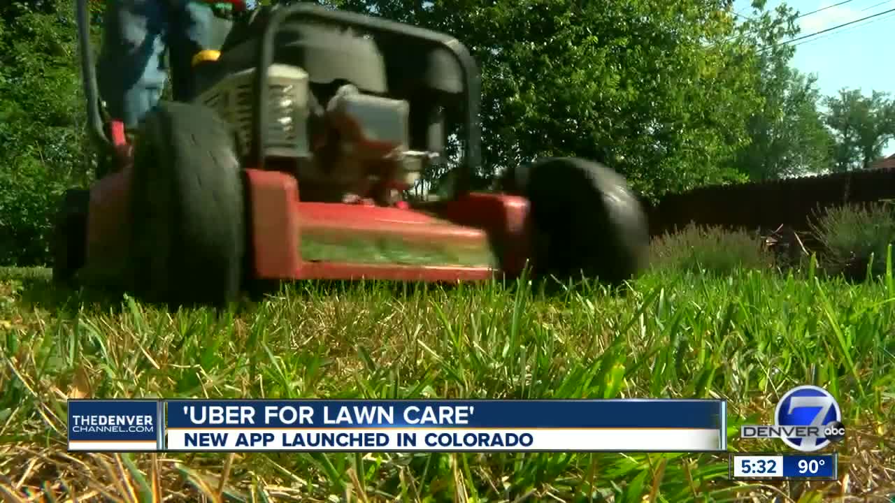 Touted the 'Uber of lawn care,' new app connects people with lawn care services