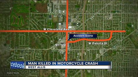 19-year-old man killed in motorcycle accident in West Allis