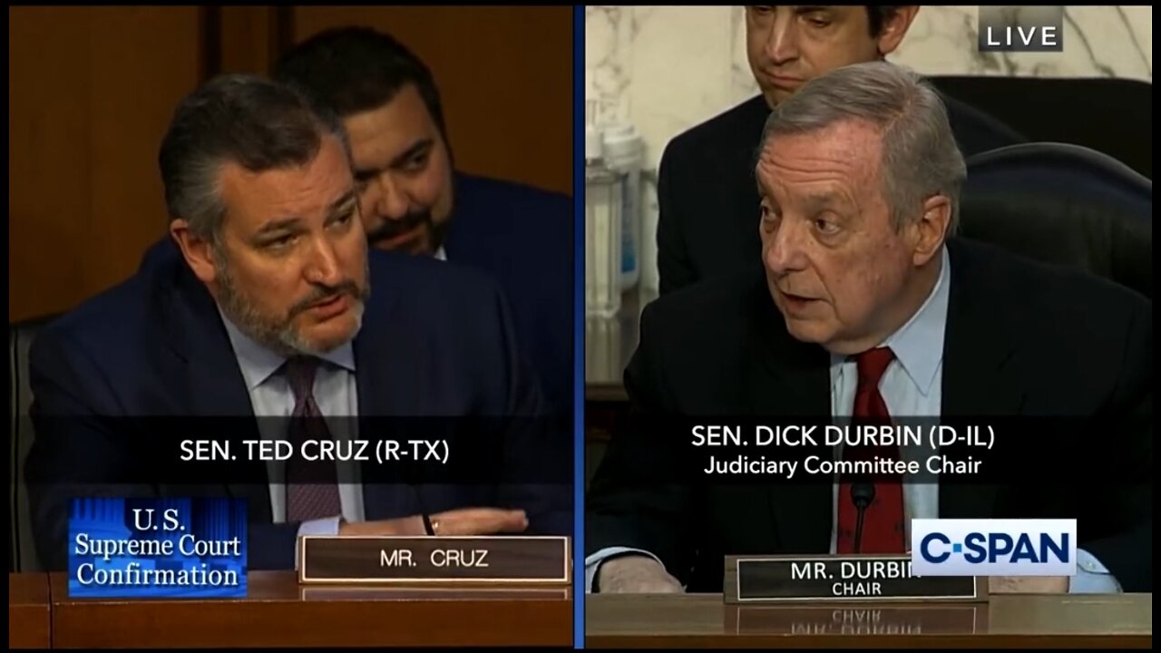 Cruz Slams Sen Durbin For Not Providing ALL Judicial Info on Ketanji Brown Jackson