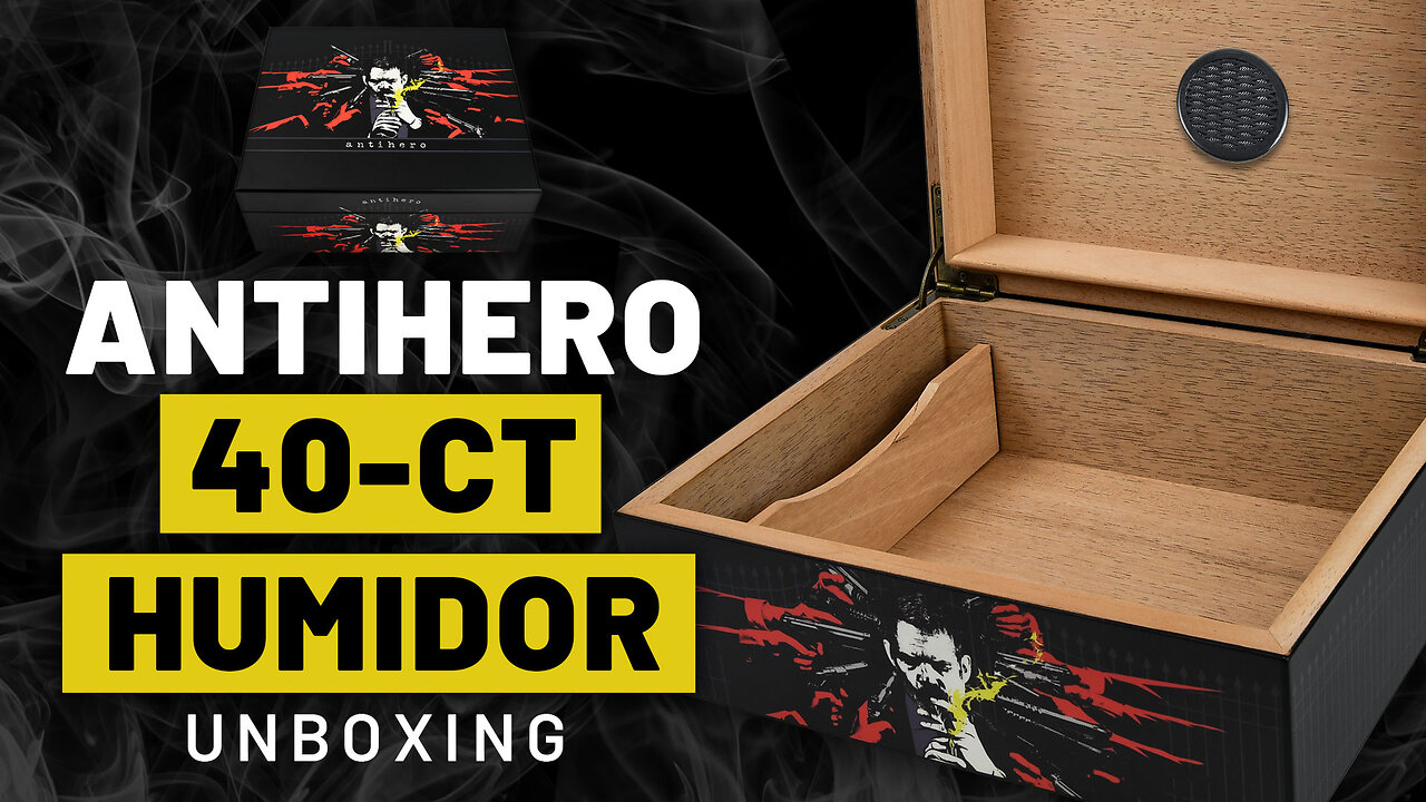 Antihero 40-ct Humidor Unboxing