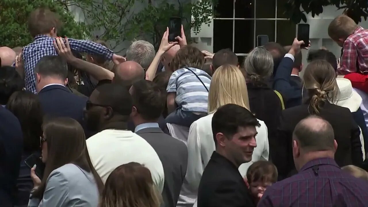 A Very Confused Biden Gets Fact Checked By Little Girl After Forgetting One Of His Own Grandkids