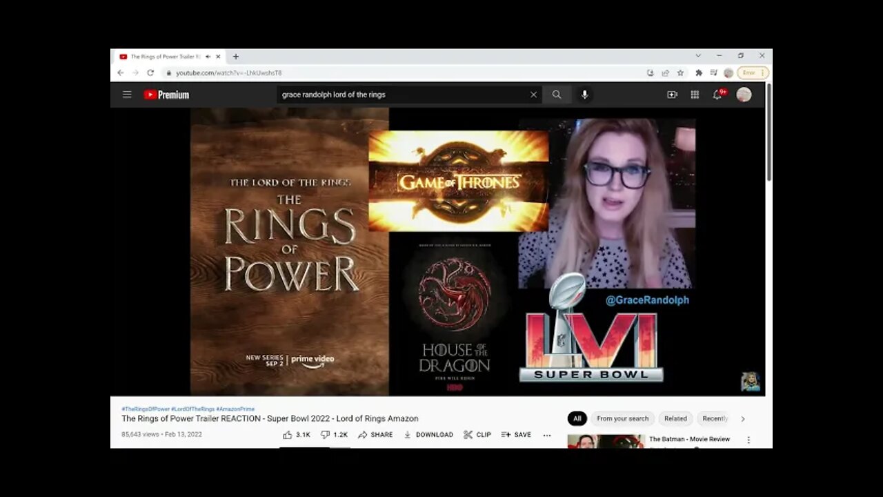 GRACE RANDOLPH SHILLS FOR AMAZON! THE RINGS OF POWER FALLS FLAT!