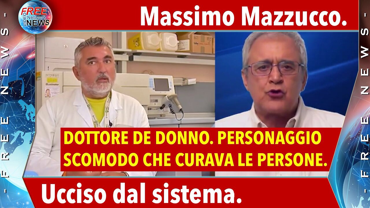 Massimo Mazzucco: il dott. De Donno, personaggio scomodo che curava le persone.