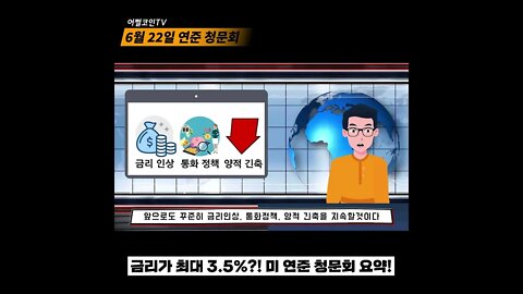 연준 파월 청문회 내용요약! 금리 3% 간다고? |6월22일 방송 짧은영상|비트코인 2억 가는길 멀다|비트코인 전망 투자전략 차트분석 쪽집게 실시간 생방송 쩔코TV #shorts