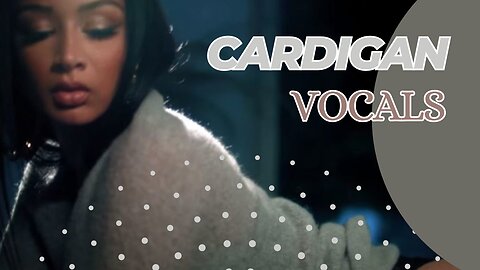 Vocal Music Don Toliver - Cardigan (Vocals Only)