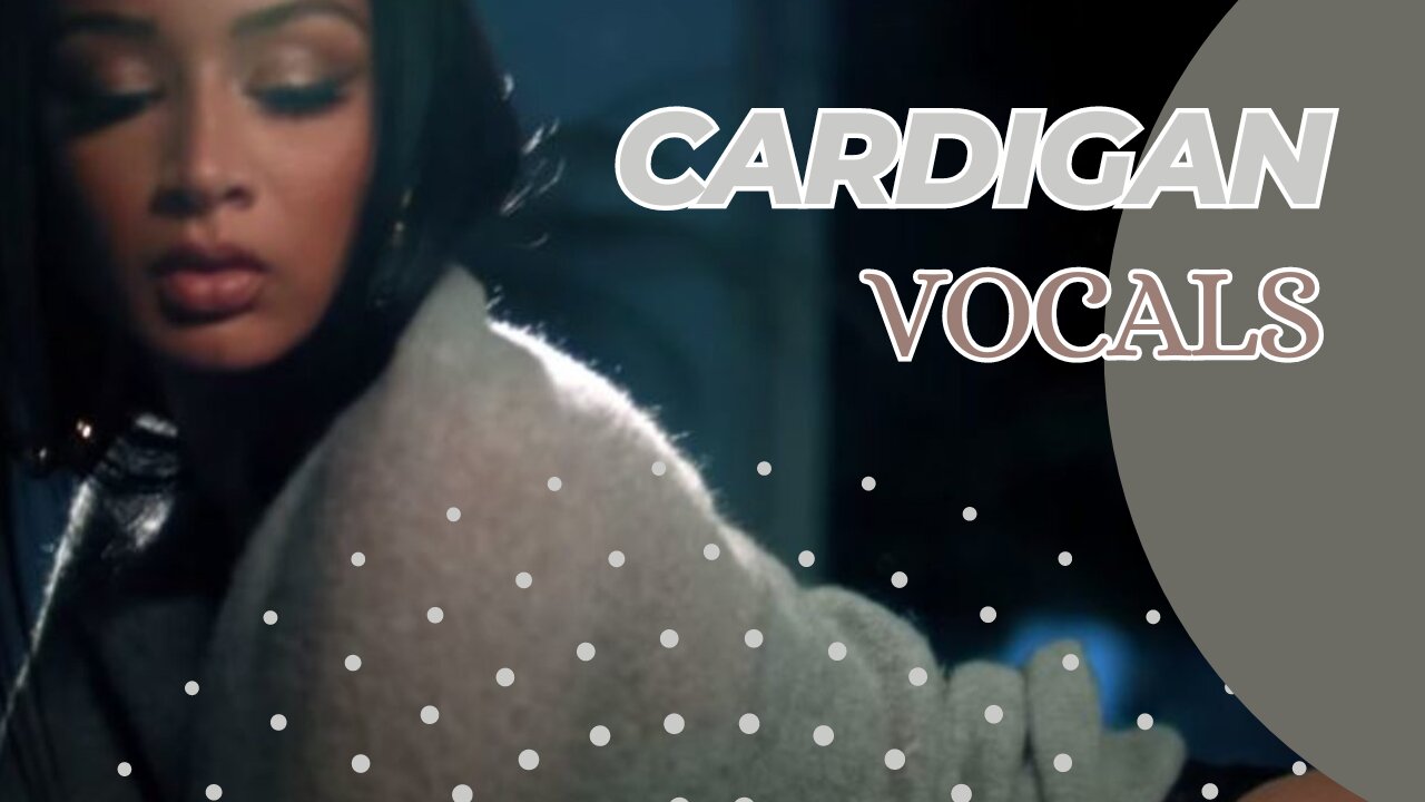 Vocal Music Don Toliver - Cardigan (Vocals Only)